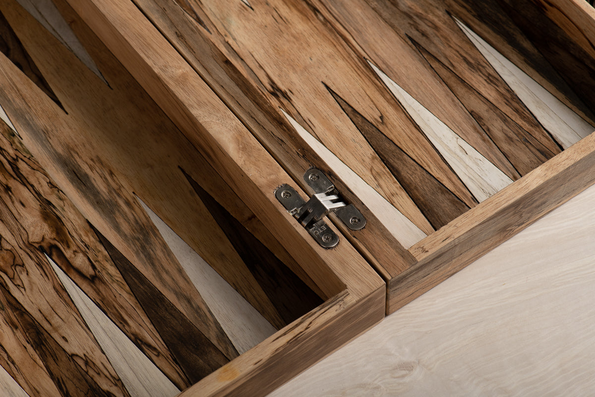 Backgammon Spalted White