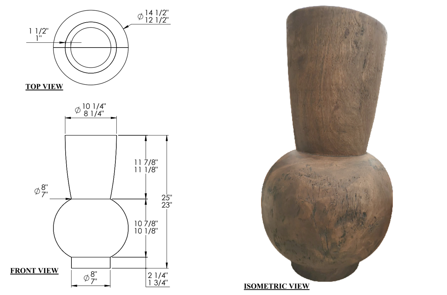 Manu Decor Vase Large