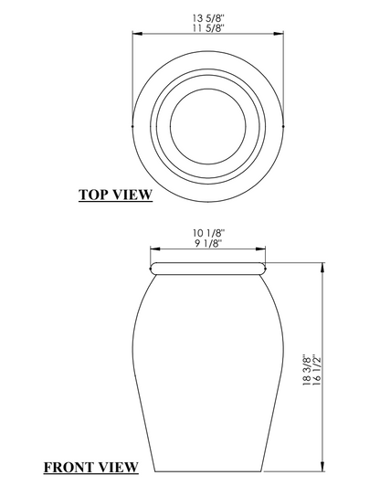 Arlington Vase A Reclaimed Wood
