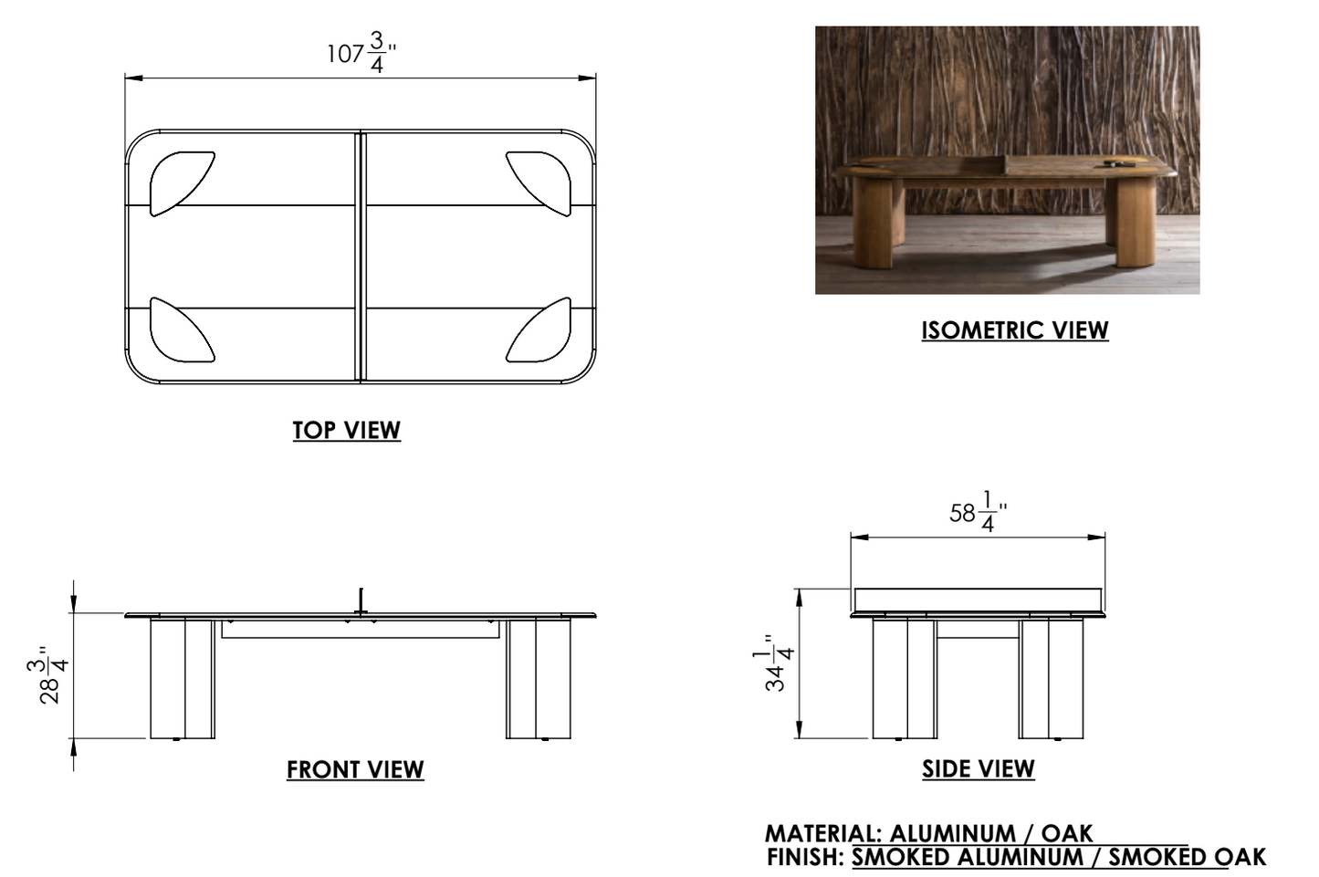Vela Ping Pong Dinning Table