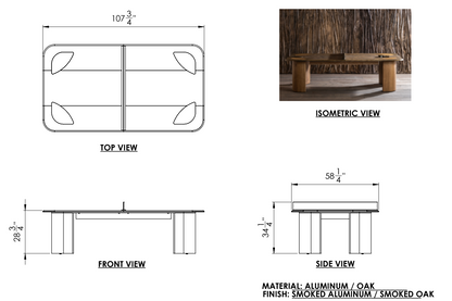 Vela Ping Pong Dinning Table