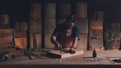 Backgammon Spalted White